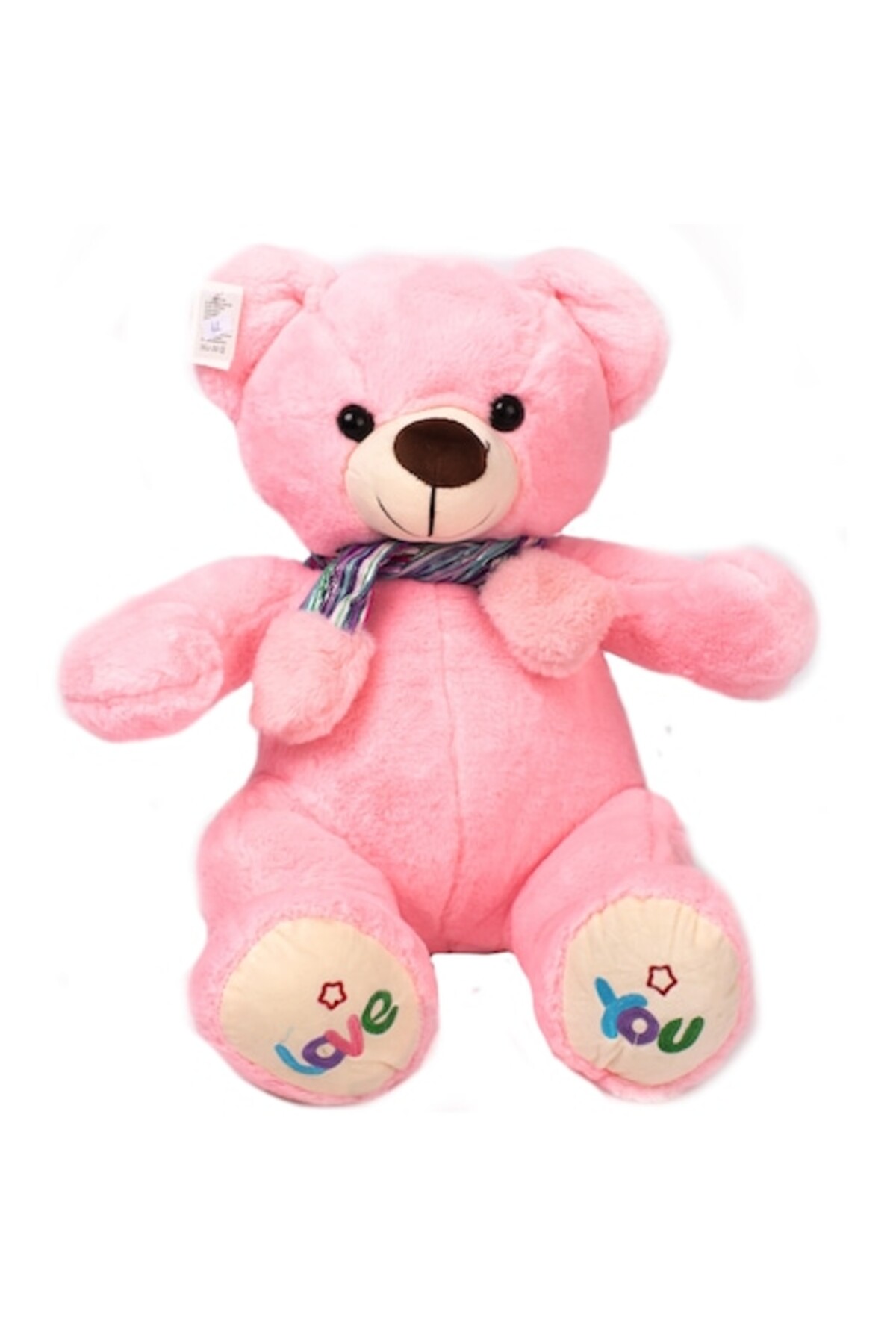 Ursulet de plus ,,Te iubesc,, roz, 40-60 cm