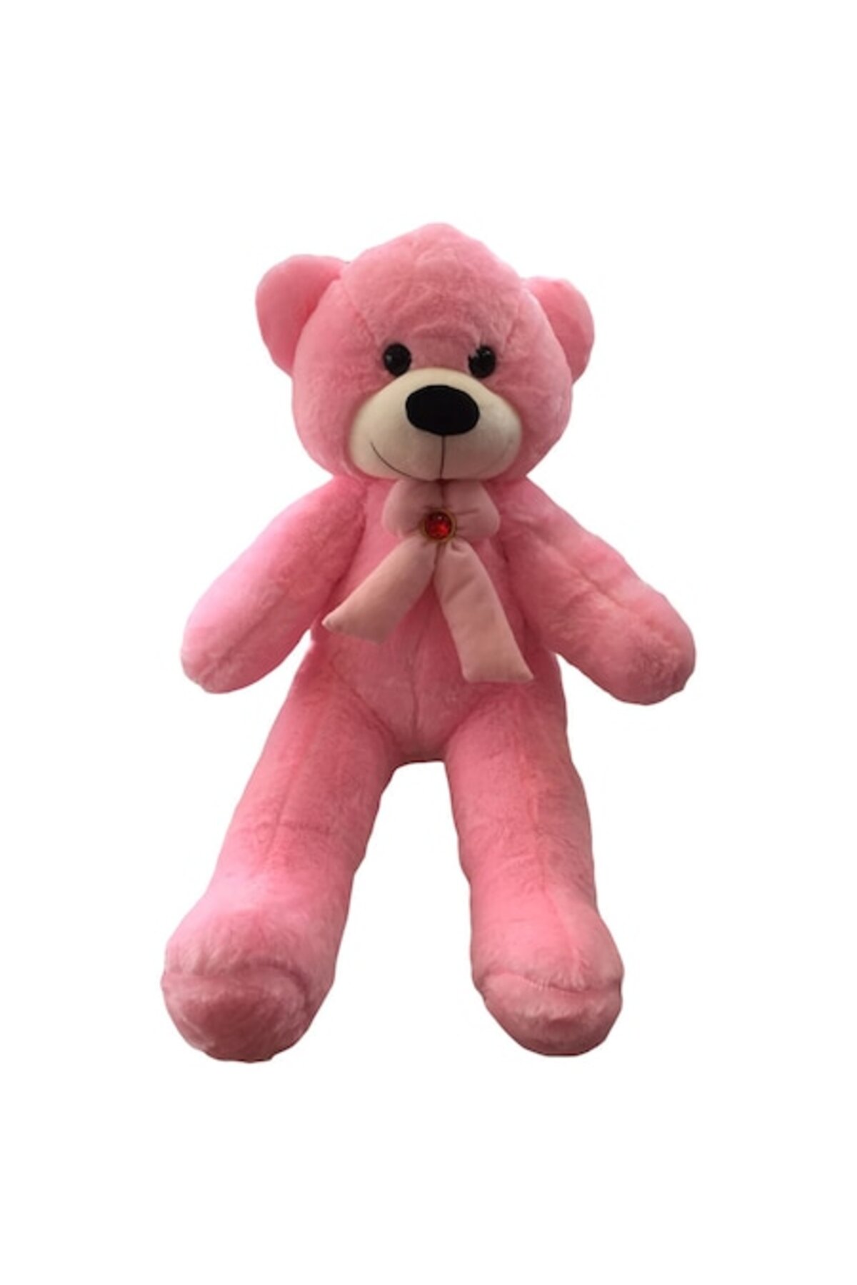 Ursulet De Plus Mare Cu Papion Si Brosa 80-100 cm